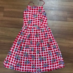 Red checkered Dress